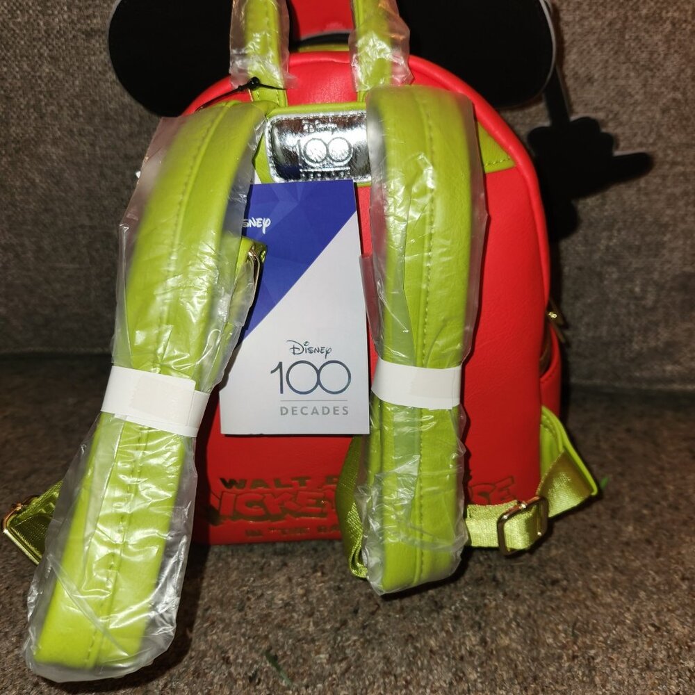 NWT Loungefly Mickey Mouse The Band Concert Disney 100 backpack - Picture 3 of 5